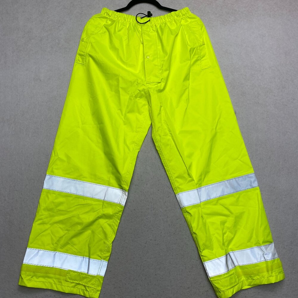 Tingley Reflector Pants Men's S Neon Yellow Pull On Workwear